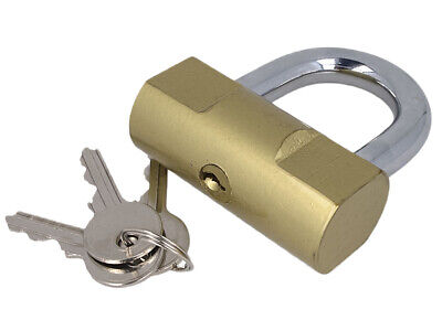Lucchetto Ottone 30mm Con 3 Chiavi Antifurto <ul><li>Lucchetto In