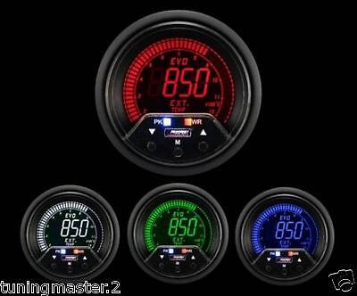 Manometro Strumento PROSPORT 60mm EGT Temperatura Gas Scarico Allarme PICCO 4COL