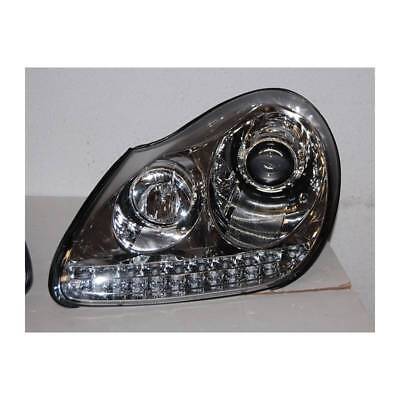 Coppia Fari Fanali Anteriori TUNING CAYENNE 03-07 DRL LED D1S/H1 (9PA)
