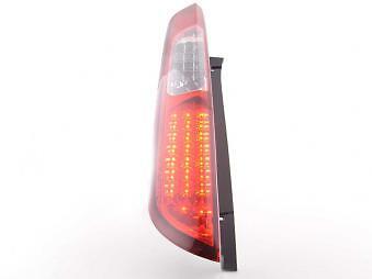 Coppia Fari Fanali Posteriori Tuning LED Focus 2 5 porte 04-08, rosso/chiar
