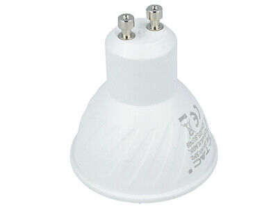 Lampada Led GU10 10W 1000LM 220V 110 Gradi Freddo 6400K Diffusore Opale Chip