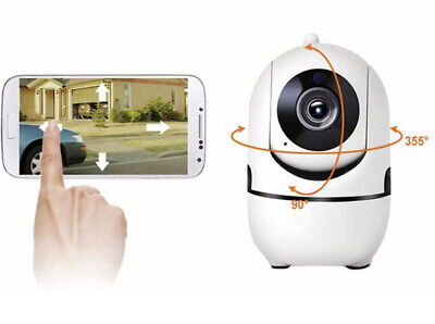 IP Camera WiFi Interno HD 1080P Telecamera Sorveglianza Audio Bidirezionale