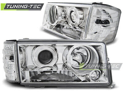 HEADLIGHTS CHROME fits W201/190 12.82-05.93