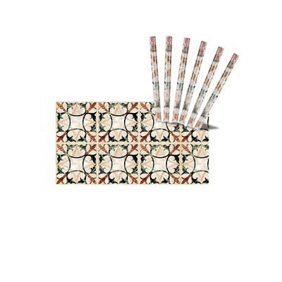 6 Rotoli Carta Adesive Per Mobili 45X200cm Colorati con Disegni da Parati