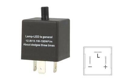 Flasher Led Lampeggiatore Rele Relay Frequenza Regolabile 3 Pin 12V CF14 Per Fr