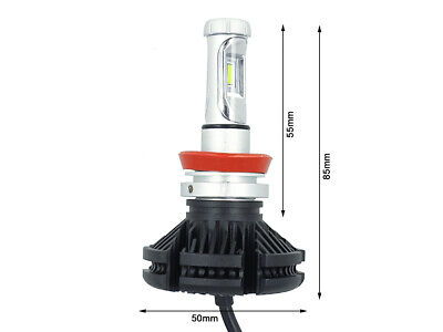 Kit Full Lampada Led H8 H11 12V 24V 30W 3600 Lumen IP67 Per Abbagliante e
