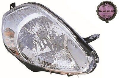 Faro anteriore dx GRANDE PUNTO 11.08- cromato motor reg el 8pin cromato 518