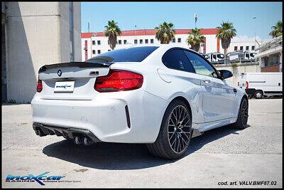 F87 M2 3.0 (410CV) 2018-- Terminale con uscita 2x diam. 90 X-RACE BLACK