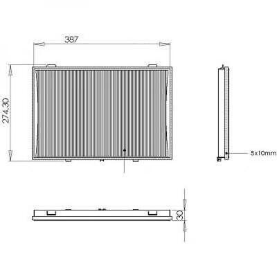 Filtro abitacolo antipolline ZT 75 oem JKR 000 040