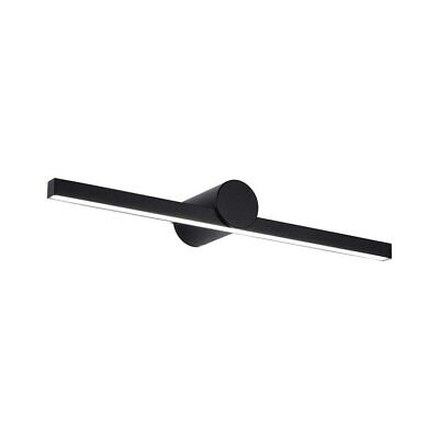 Lampada LED da Specchio Bagno 10W 1530LM Colore Nero 3000K 610X100X75mm IP65