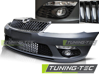 FRONT BUMPER SPORT fits OCTAVIA II FACELIFT 09-13