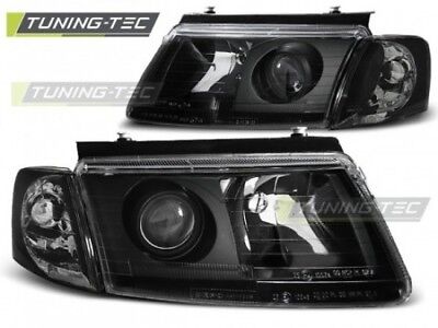 Coppia Fari Fanali Anteriori Tuning PASSAT B5 3B 11.96-08.00 H7/H7 Nero