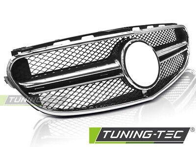 GRILLE SPORT BLACK CHROME fits W212 13-16