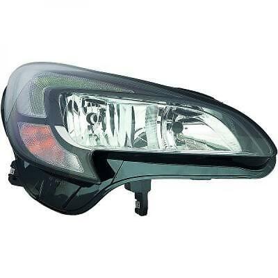 Faro fanale anteriore destro CORSA E 15- DEPO H7+H7, con motorino con luce