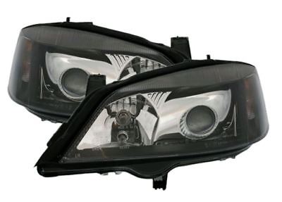 Coppia Fari Fanali Anteriori Tuning G 98-04 nero h7+h7