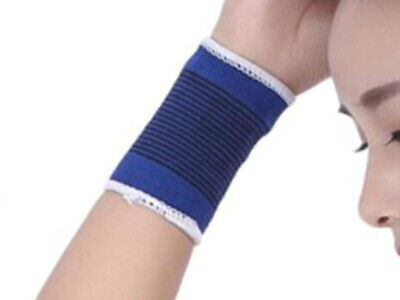 Kit Tutore Sport Elastiche 2 Guanti Elastici + Polsiere Cavigliere Gomitiere