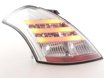 Coppia Fari Fanali Posteriori Tuning LED LTI CCFL Swift 2011- cromati