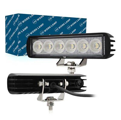 Fanale Luci Diurne A Led DRL Work Light Faro Da Lavoro 12V 24V 24W (6X4W) IP67