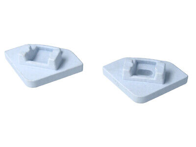 Kit Terminali Tapi di Chiusura In Metallo Con e Senza Foro Colore Bianco Per