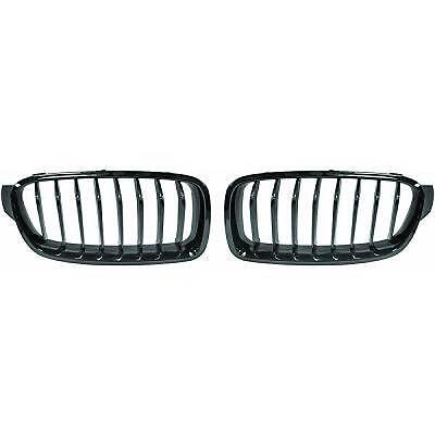 Coppia griglie calandra Serie 3 F30 11- tutto nero