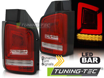 LED BAR TAIL LIGHTS RED WHITE SEQ fits T6 15-19 TR