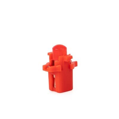 Blister 2x LED L047 B8.3d diffusivo rosso