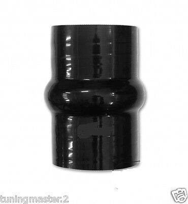 Manicotto Giunto Tubo Raccordo Hose HUMP SINGOLO 76mm RINFORZATO Siliconico