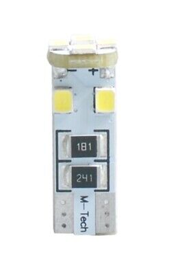LOTTO DI 10 PEZZI Diodo LED L312 W5W 8xSMD3528 CANBUS bianco