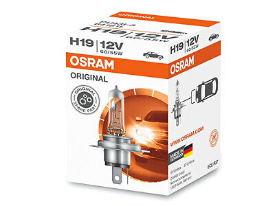 Lampada Alogena Auto H19 12V 60/55W PU43t-3 Originale Osram 64181L Per Fort