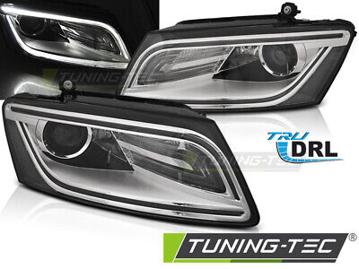 HEADLIGHTS TRUE DRL CHROME fits Q5 08.12-17