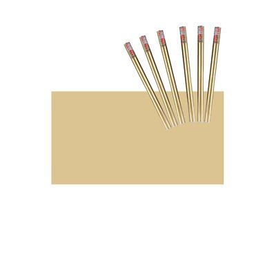 6 Rotoli Carta Adesive Per Mobili 45X200cm Colore Gold da Parati Autoadesive