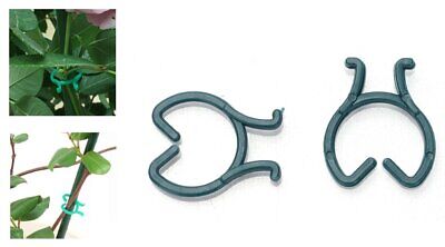 50 Pezzi Piante Clip Supporto Ganci Per Alberi Fiori Uso In Giardino 30X25mm