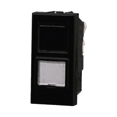 ETTROIT Connettore Rete Presa Dati RJ45 CAT5E Colore Nero Compatibile Con