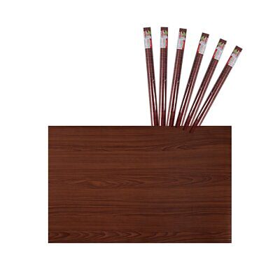 6 Rotoli Carta Adesive Per Mobili 45X200cm Legno da Parati Autoadesive