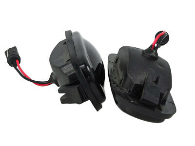 Kit Freccia Laterale a Led Side Marker Lente Nero Fume Luce Bianco Per Land