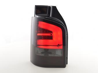 Coppia Fari Fanali Posteriori Tuning LED LTI Bus T5 03-10 rosso/nero