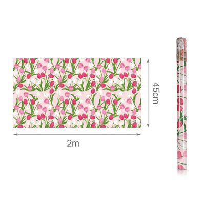6 Rotoli Carta Adesive Per Mobili 45X200cm Colorati con Disegni da Parati