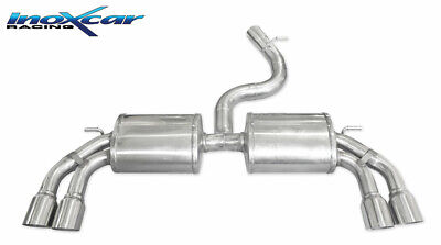 A3 Type 8V S3 2.0 TFSi 300cv 2013-- Posteriore uscita 2 x diam. 80 RACING DX+SX