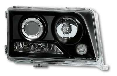 Coppia Fari Fanali Anteriori Tuning  Classe E W124 neri ANGEL EYES