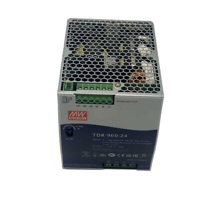 MeanWell TDR-960-24 Alimentatore DIN RAIL 960W 24V 40A Input 380V Trifase Per