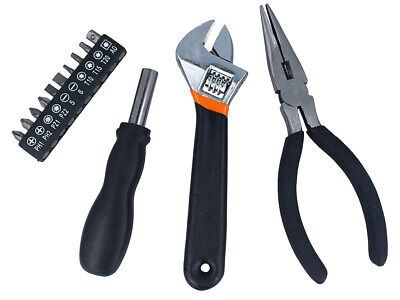 Kit Attrezzi 13 Pezzi Cacciavite Magnetico ad Incastro + Chiave Regolabile A