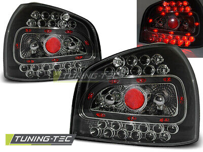 LED TAIL LIGHTS BLACK fits A3 08.96-08.00