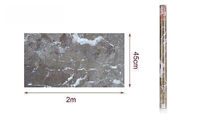6 Rotoli Carta Adesive Per Mobili 45X200cm Effetto Marmo da Parati Autoadesive