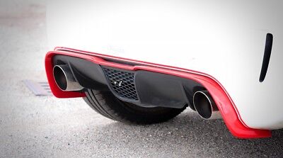 500-595 1^ typ <2016 Aletta aggiuntiva diffusore posteriore vernicata