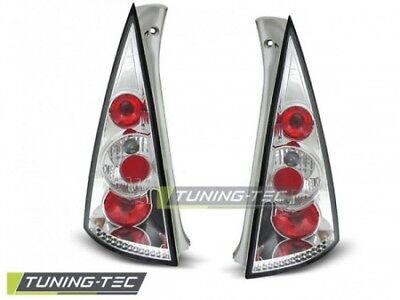 Coppia Fari Fanali Gemme posteriori Tuning C3 03.2002 > 08.2005 Cromato