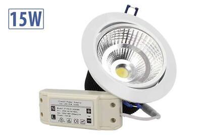 Lampada Faretto Led Incasso Da Soffitto 15W Bianco Neutro <p