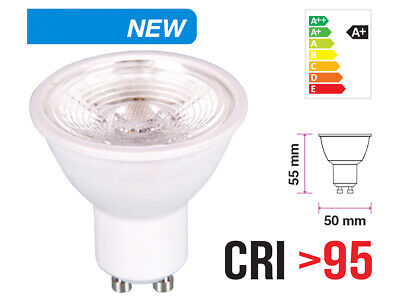 Lampada Led GU10 6W CRI 95 220V 38 Gradi Bianco Freddo 6400K Chip Samsung Garan