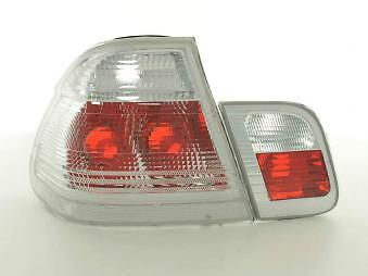 Coppia Fari Fanali Posteriori Tuning serie 3 Berlina (E46) 98-01, bianco