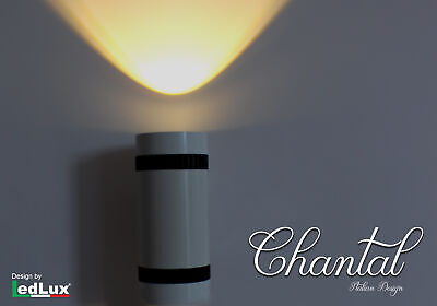 Applique Led Da Parete Modello Chantal Italian Design Moderna 3W Singolo Illumi