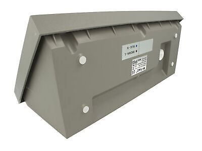Applique Lampada Led Da Parete Angolare 20W Colore Grigio 3000K IP65 Luce Indir